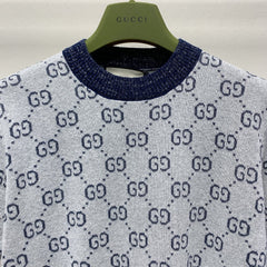 GUCCI SHORT-SLEEVE KNIT TOP 257394