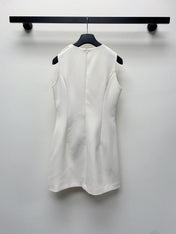 MIUMIU BEADED CREW NECK SHIFT DRESS 268123