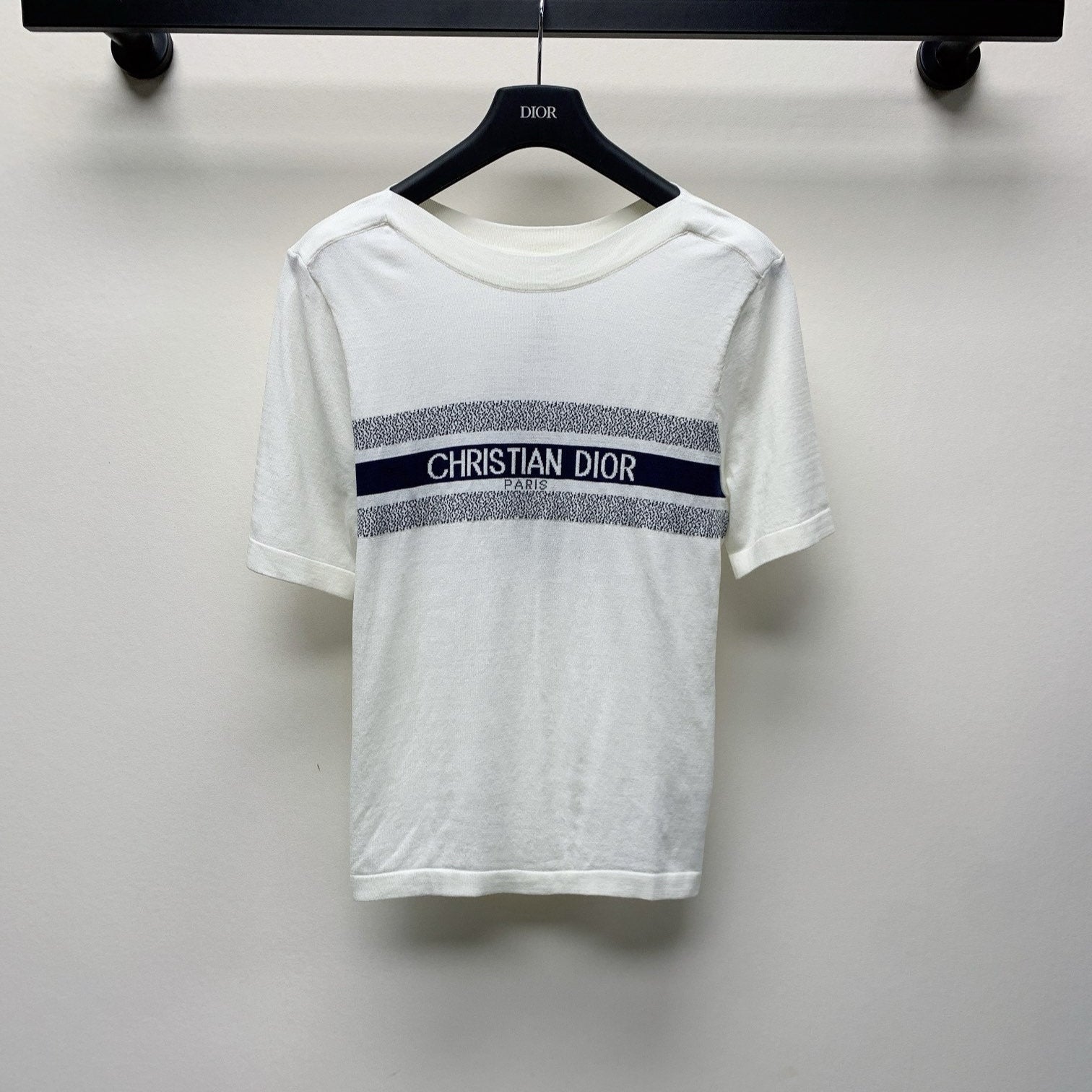 DIOR CREW NECK KNIT SWEATER 268137