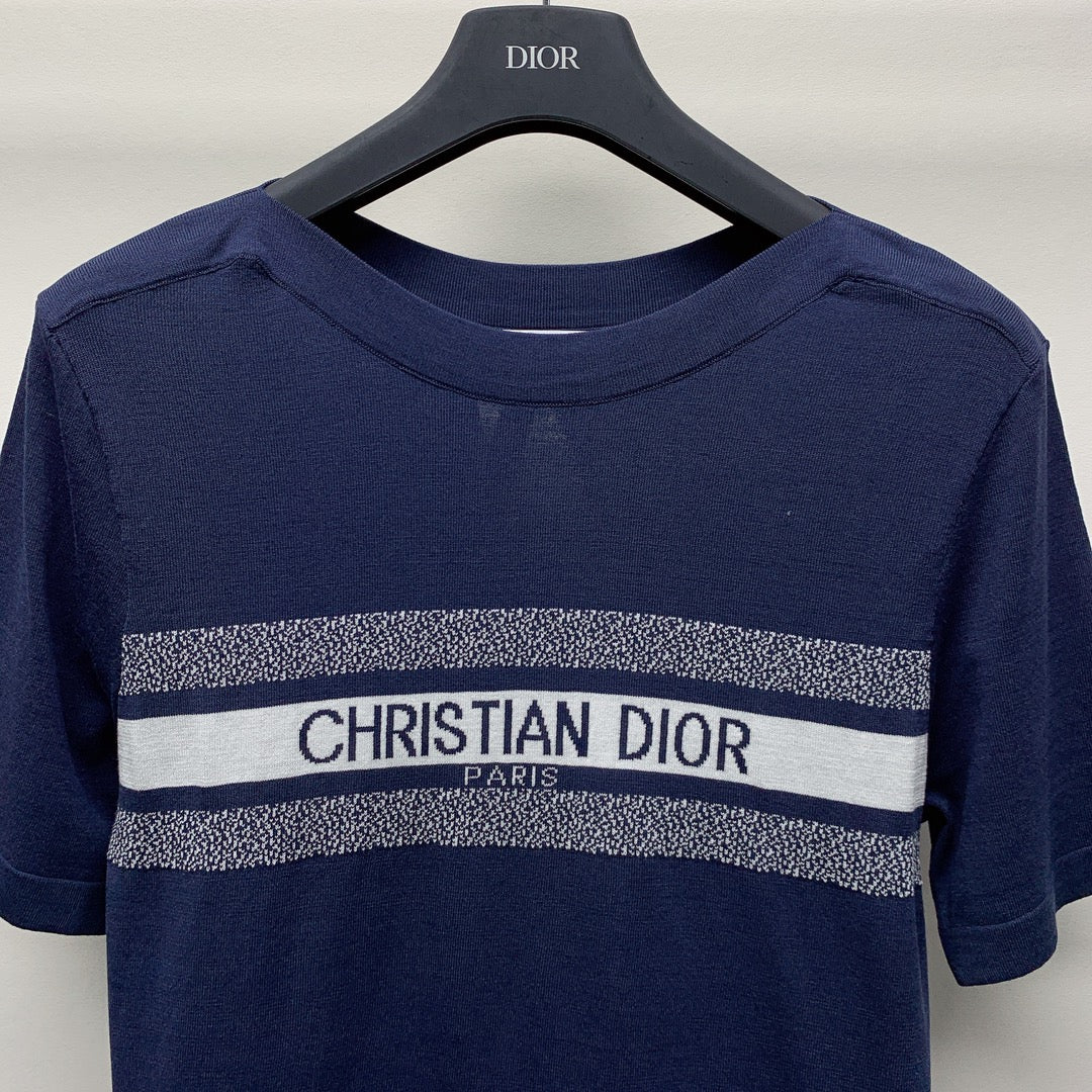 DIOR CREW NECK KNIT SWEATER 268136