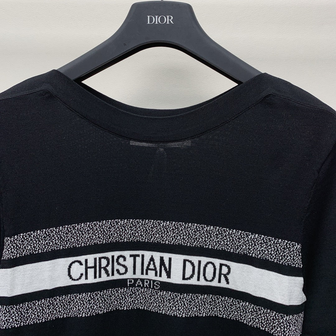 DIOR CREW NECK KNIT SWEATER 268138