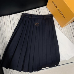 MIUMIU PLEATED MIDI SKIRT 275144
