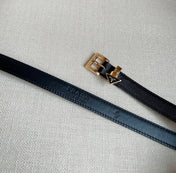 PRADA 25S BELT 15 MM IN BLACK CALFSKIN 571356