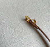 PRADA 25S BELT 15 MM IN BROWN CALFSKIN 571358