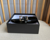 PRADA 25S BELT 15 MM IN BLACK CALFSKIN 571366