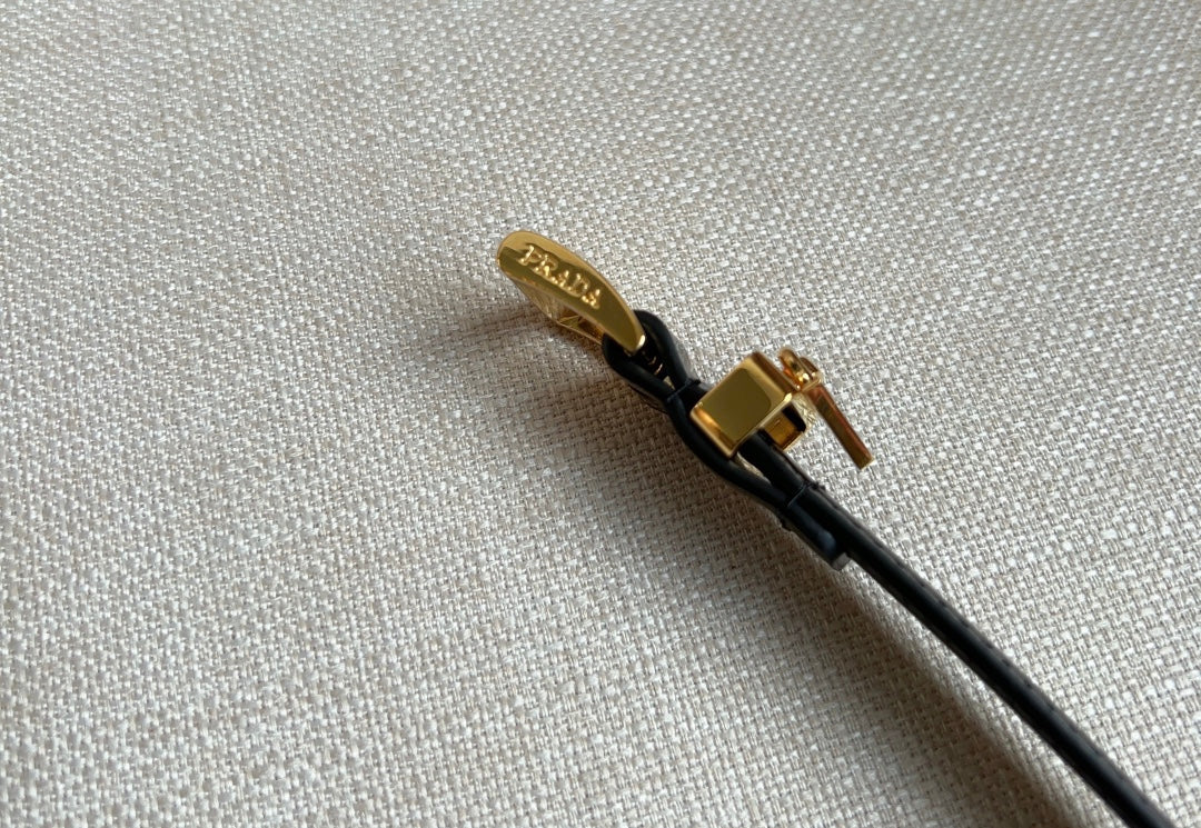 PRADA 25S BELT 15 MM IN BLACK CALFSKIN 571367