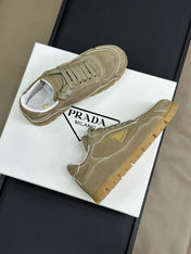 PRA TRAIL FADED SUEDE SNEAKERS LIGHT BROWN
