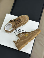 PRA TRAIL FADED SUEDE SNEAKERS CINNAMON