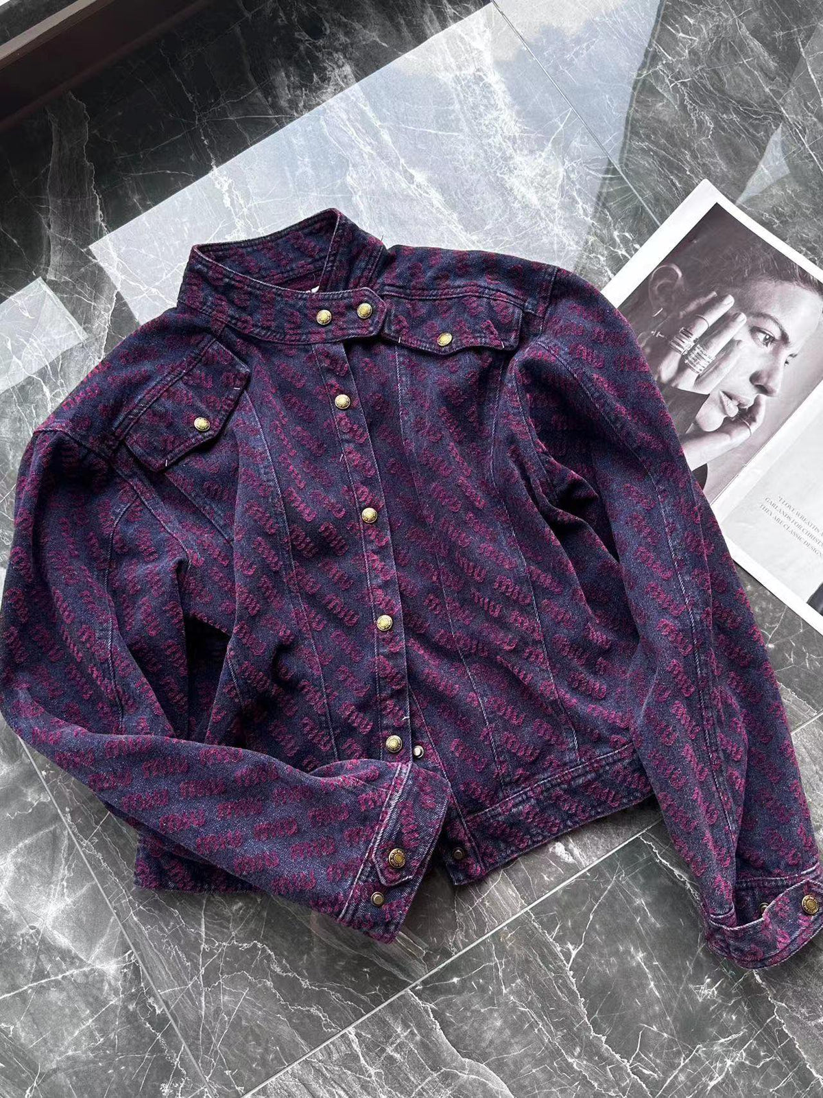 MIUMIU DENIM JACKET STYLE 179