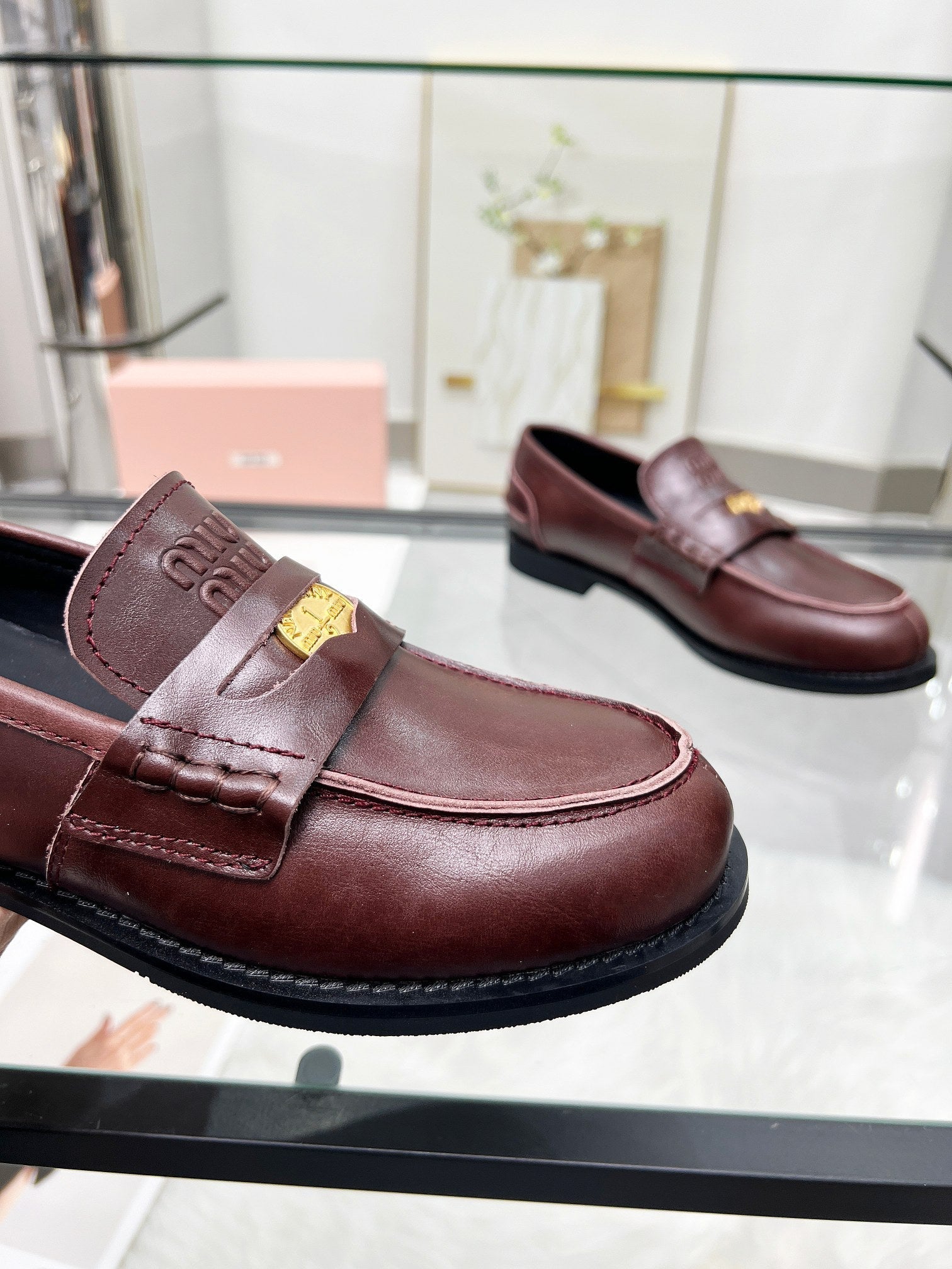 PENNY LOAFERS IN DARK BROWN CALFSKIN