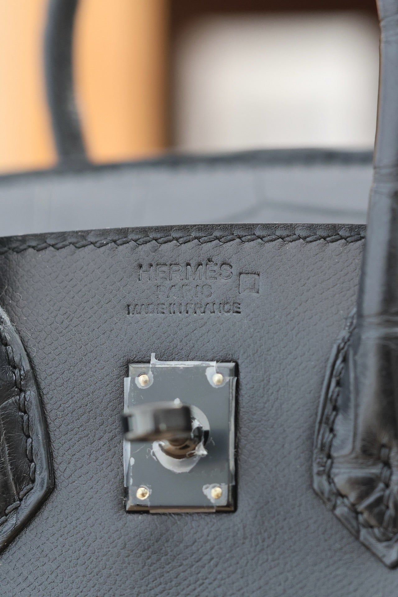 BIRKIN FAUBOURG TOUCH 20 IN BLACK CALFSKIN WITH SILVER HARDWARE