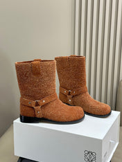 LW CAMPO BIKER BOOT SIENNA SUEDE