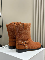 LW CAMPO BIKER BOOT SIENNA SUEDE