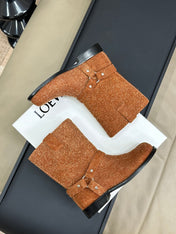 LW CAMPO BIKER BOOT SIENNA SUEDE