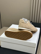 PRADA 25S SNEAKER IN BEIGE SUEDE STYLE 10
