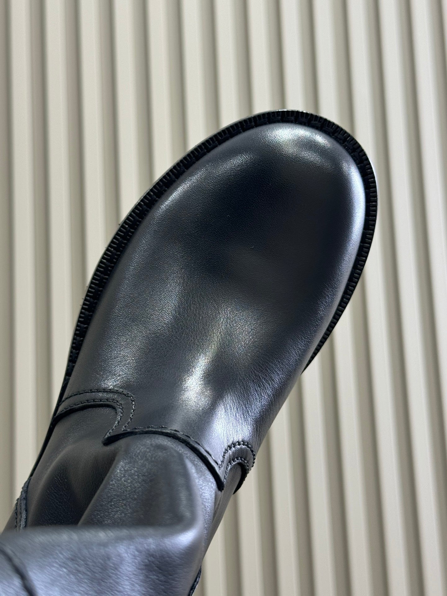 PRADA 25S ANKLE BOOTS IN DARK BLACK BROWN CALFSKIN