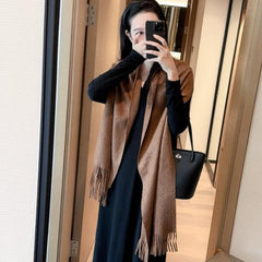 SCARF IN BRONZE BROWN CASHMERE 405596