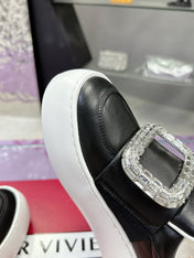 VIV' UP SNEAKERS IN BLACK CALFSKIN