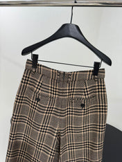 YSL 25S STRIPED STRAIGHT-LEG PANTS STYLE 228