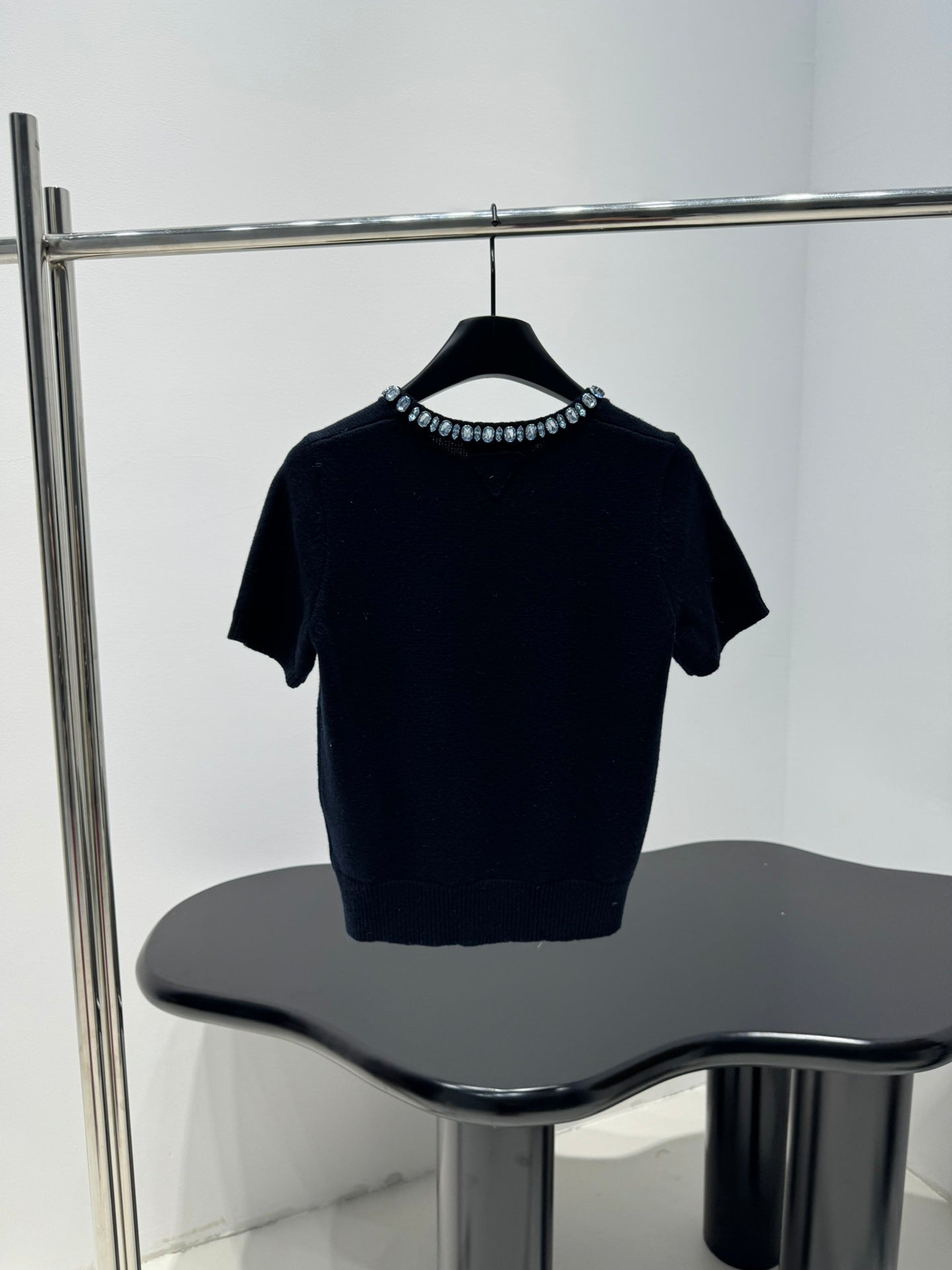 PRADA 25S BEADED CREW NECK SWEATER 313