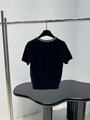 PRADA 25S BEADED CREW NECK SWEATER 313