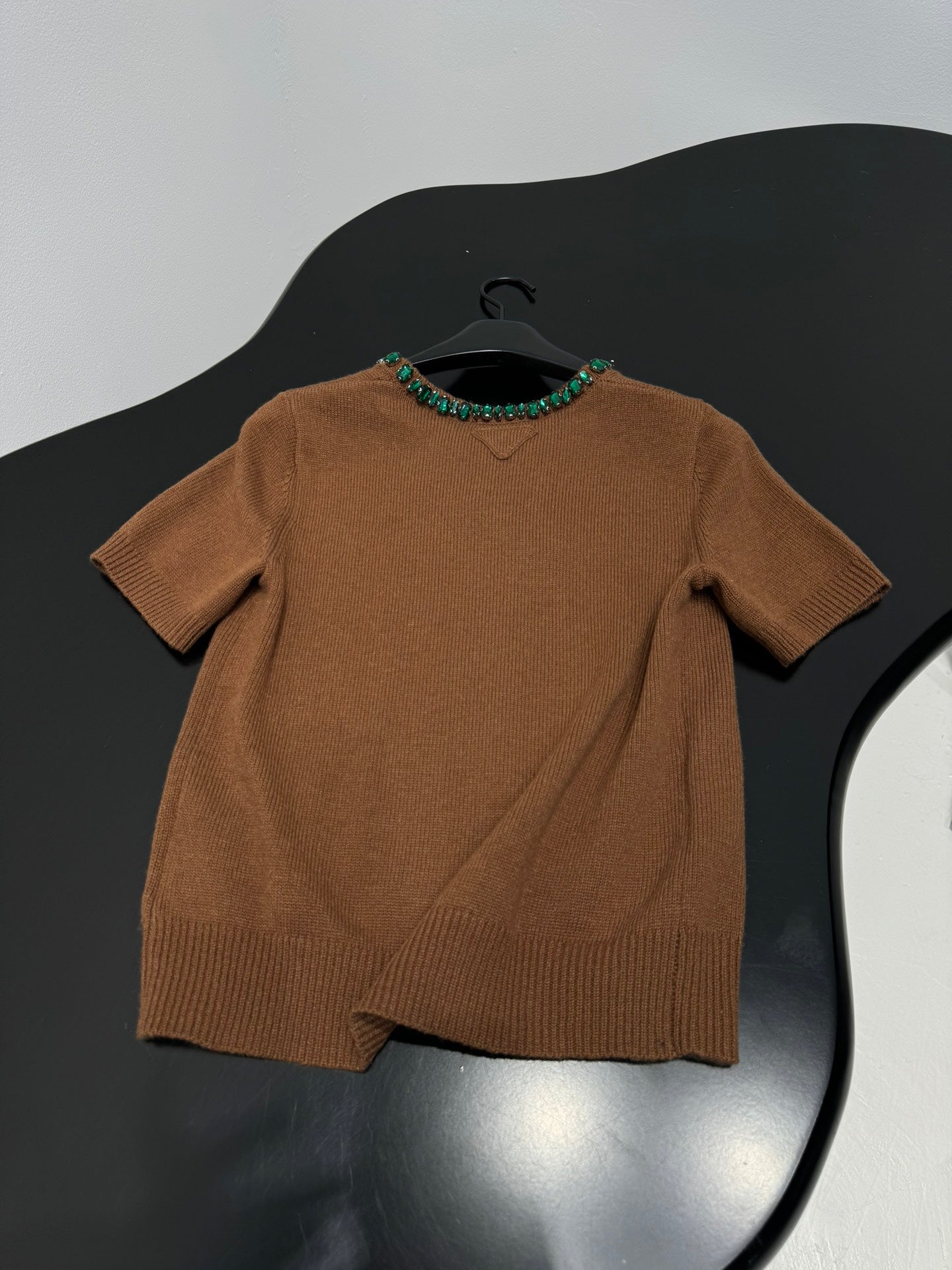 PRADA 25S BEADED CREW NECK SWEATER 314