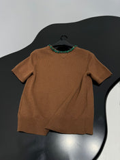 PRADA 25S BEADED CREW NECK SWEATER 314