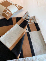 BLANKET 170 CM IN COLORFUL WOOL AND CASHMERE 118341