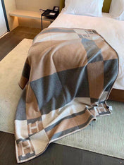 BLANKET 170 CM IN COLORFUL WOOL AND CASHMERE 118342