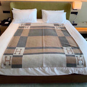 BLANKET 170 CM IN COLORFUL WOOL AND CASHMERE 118342