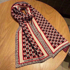 CLASSIC SCARF 180 CM IN COLORFUL WOOL 418257