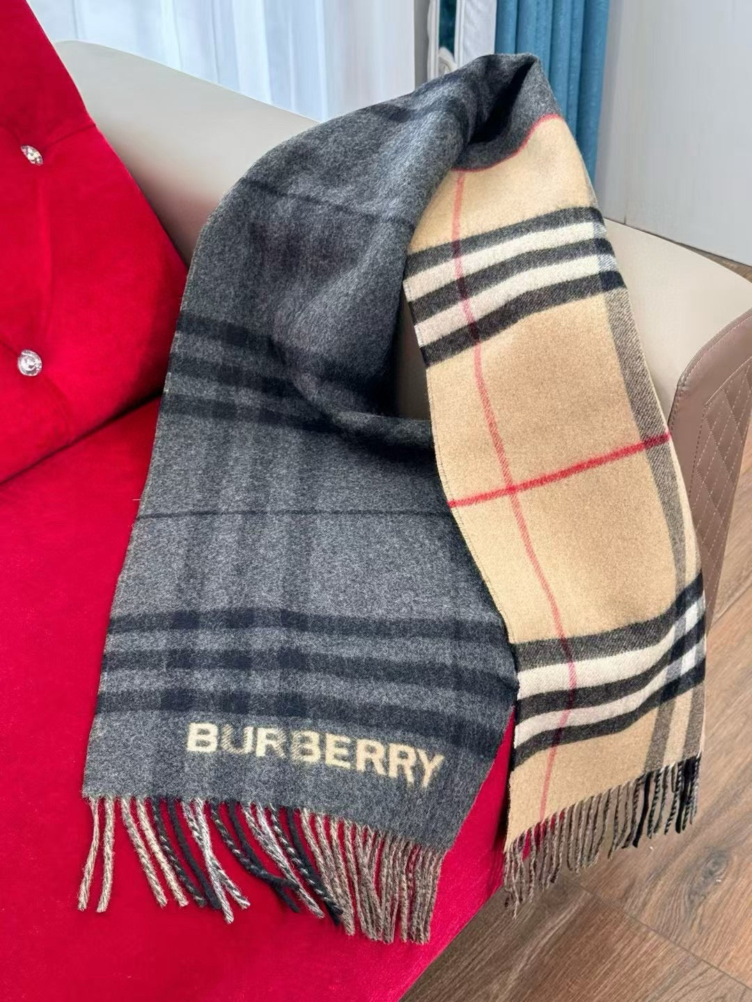 BBR SCARF 168 CM IN CASHMERE 540608