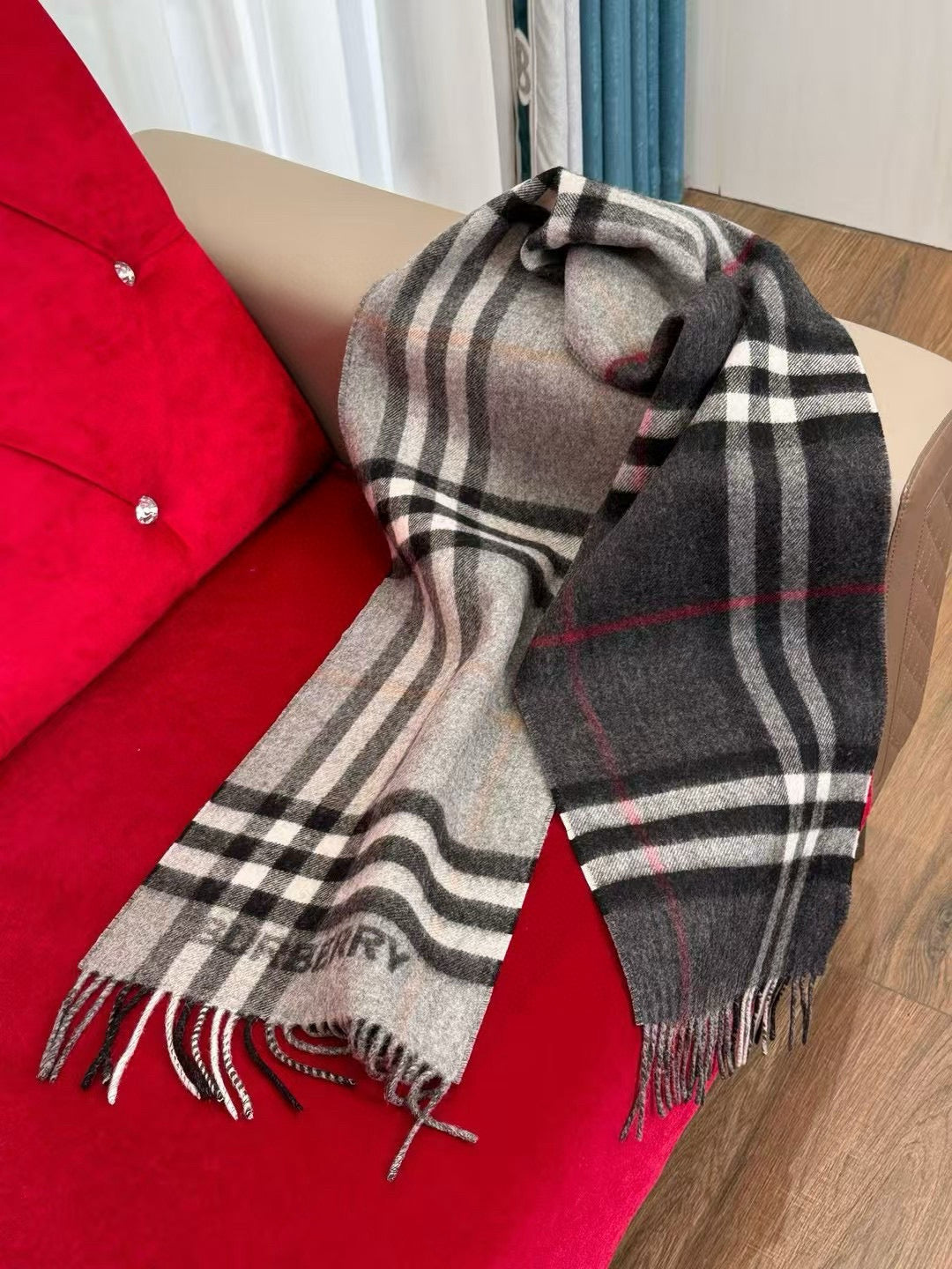 BBR SCARF 168 CM IN CASHMERE 540611