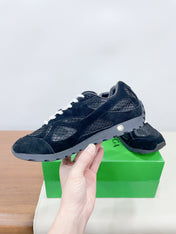ORBIT SNEAKER IN BLACK SUEDE AND TECHNICAL MESH