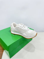 ORBIT SNEAKER IN SEA SALT SUEDE AND TECHNICAL MESH