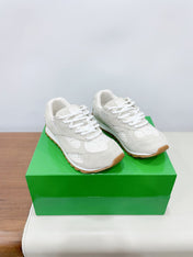 ORBIT SNEAKER IN SEA SALT SUEDE AND TECHNICAL MESH