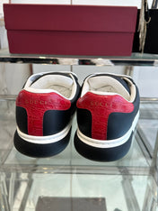 GG ACE SNEAKER IN BLACK SHEEPSKIN