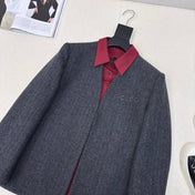 Gucci Patchwork Suit Jacket Encora Red Cotton