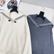 Gucci 25 Knitted Sweater Jacquard Wool Fabric