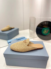 Crochet Mules 5mm Beige