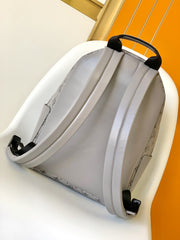 DISCOVERY BACKPACK 38 IN GREY MONOGRAM ECLIPSE CANVAS AND TAURILLON