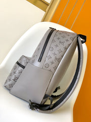 DISCOVERY BACKPACK 38 IN GREY MONOGRAM ECLIPSE CANVAS AND TAURILLON