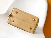 LV 25S LOW KEY HOBO BAG 28 CM IN BEIGE CALFSKIN