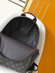DISCOVERY BACKPACK 38 IN BLACK MONOGRAM ECLIPSE CANVAS AND TAURILLON