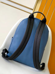 DISCOVERY BACKPACK 38 IN BLUE MONOGRAM ECLIPSE CANVAS AND TAURILLON