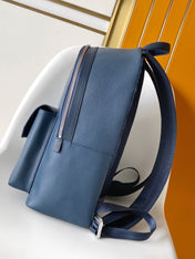 LV 25S TAKEOFF BACKPACK 43 IN ATLANTIC BLUE CALFSKIN