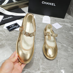 MARY JANE GOLDEN SHEEPSKIN