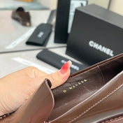 CC MOCCASINS IN BROWN CALFSKIN