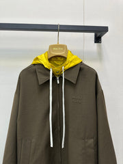 MIUMIU HOODED BLAZER STYLE 55