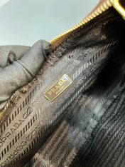 HOBO BAG 23 IN RUSSET BROWN SUEDE GOLD CHAIN